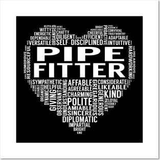 Pipe Fitter Heart Posters and Art